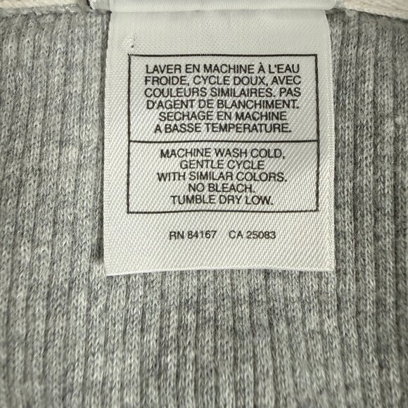 Disney Sweatshirt Womens XXL Gray Cotton Mickey Minnie Embroidery Loungewear - Picture 10 of 11